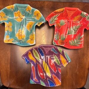 Clay Art 3 pc serving/bowl set